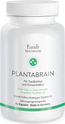 Produktbild von Plantabrain Gehirnkapseln 60 St