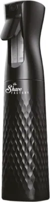 Zdjęcie produktu dla The Shave Factory - Spray Bottle Black - Czarny Spray fryzjerski rozpylacz do wody 300ml