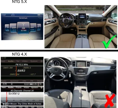 Produktbild von Für Mercedes Benz GLS GLE X166 W166 C292 NTG 5x 8.4"Touch Android GPS Navi Carplay