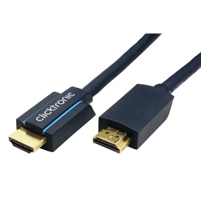 Obrázek produktu pro ClickTronic 40990, 2 m, HDMI Typ A (standardní), HDMI Typ A (standardní), Černá