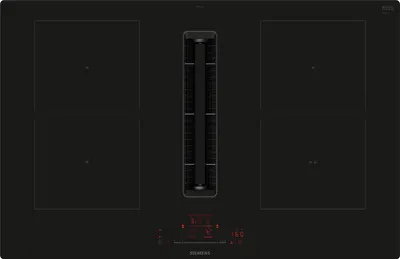 Zdjęcie produktu dla Siemens iQ500, płyta grzewcza z okapem (indukcja), 80 cm, bezramkowy montaż natynkowy, ED811HQ26E