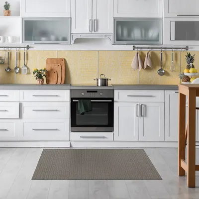 Immagine prodotto di Pista da cucina Tappeto da cucina Salerno tagliato su misura in vinile 60x450 cm