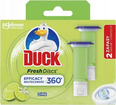 Obrázok produktu pre Náhrada DUCK Fresh Discs WC gél 2 x 36 ml Limetka