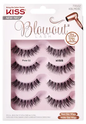 Productafbeelding van Blowout Pixie Wimperverlengers (kunstwimpers) x4, Kiss 02