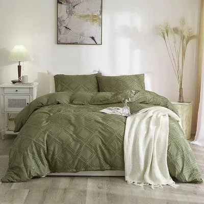 Produktbild von Famanu Bettwäsche Set Geometrisches Design 200x200 cm - Bohemian Stil