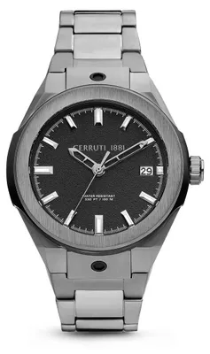 Produktbild von Cerruti 1881 Armbanduhr Date Ruscello Silver