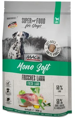 Obrázok produktu pre Mac's 300g DOG Mono Soft Agnello