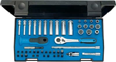 Produktbild von GEDORE 20 LMU-10 Steckschlüssel-Satz 1/4" UD-IN-IS-PH-PZ-TX-XZN, 1815687