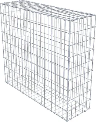 Produktbild von Gabione 100 cm x 90 cm x 30 cm (L x H x T), Maschenweite 5 x 10 cm, Spiralring