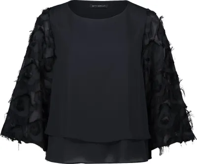 Produktbild von Bluse Kurz 1/1 Arm 9045 Black Größe 36