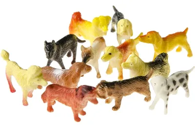 Produktbild von Spielen Sie Figuren Hunde, 12st.