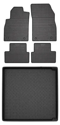 Obrázok produktu pre Gumové autokoberce SolidPRO + vaňa kufra pre: Opel Astra J 2009-2015 kombi 5 ks