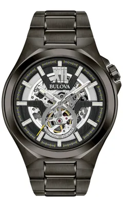 Produktbild von Bulova Herren Armbanduhr Maquina 98A179 Automatik