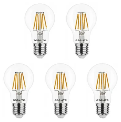 Produktbild von Asalite LED-Lampe A60 E27 6W 660lm 4000K 220-240V 5 Stück
