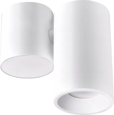 Image de Spot HOBRO blanc 1xGU10x10W en aluminium, dimensions : 14 x 14,5 x 7 cm, IP20, Polux