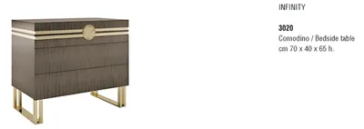 Produktbild von Nachttisch Design Tisch Möbel Nachttische Holz Schlafzimmer Beistelltisch Neu