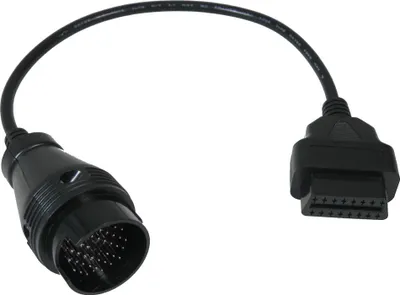 Produktbild von OBD OBD2 Diagnose Adapter Kabel für Mercedes Benz 38 Pin Anschluss, Extra dickes Kabel, 38pin auf 16pin für Diagnosegerät
