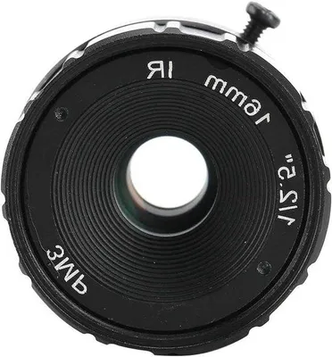 Image de Objectif CCTV à focale fixe de 16 mm pour caméras de surveillance HD