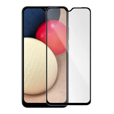 Produktbild von Avizar, Displayschutzfolie aus Glas für Samsung Galaxy A12, Schwarz