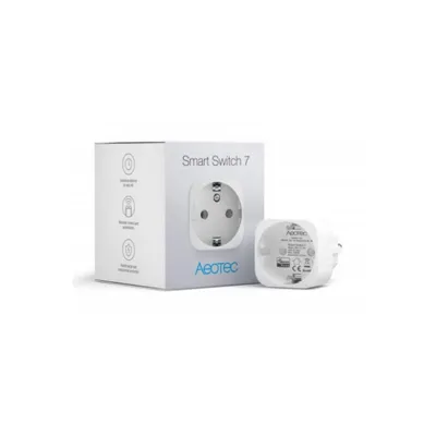 Produktbild von Aeotec Smart Switch 7, Intelligente Steckdose, Energiemessung, 11A Überstromschutz, Z-Wave Plus