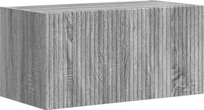 Obrázok produktu pre vidaXL TV skrinka na stenu, 60 x 31 x 29,5 cm, farba Sonoma Grey, materiál: drevotrieska