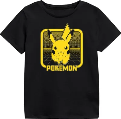 Produktbild von Pokemon - Pikachu Retro Arcade - Black T-Shirt - Größe 116