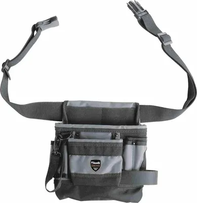 Zdjęcie produktu dla kwb 907-710 Torba na pasek 1 szt. z paskiem nylonowym, szara/czarna (1 zestaw)