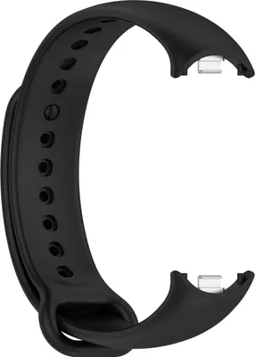 Produktbild von Silikon Armband Für Xiaomi Smart Band 8 Ersatz Strap Sport Tracker Uhrenarmband Schwarz
