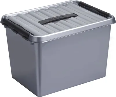 Produktbild von Sunware Aufbewahrungsbox - grau - 22L - 40 x 30 x 26 cm