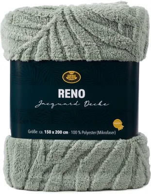 Produktbild von Gözze Jacquard Decke Reno salbei 150x200 cm