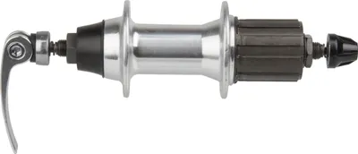 Produktbild von Hinterradnabe Hohlachse 8/9/10/11-fach 36 Loch Alu Silber für Shimano Kassetten