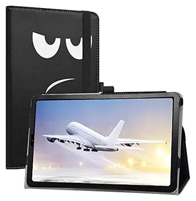 Image de Étui de protection pour tablette AllDOCUBE iPlay 40/KPad 10,4 pouces, couleur noire. Ne pas toucher les emojis