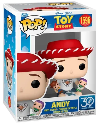 Produktbild von Funko Pop! Disney: Toy Story 30th Anniversary - Andy w/ Woody & Buzz #1596