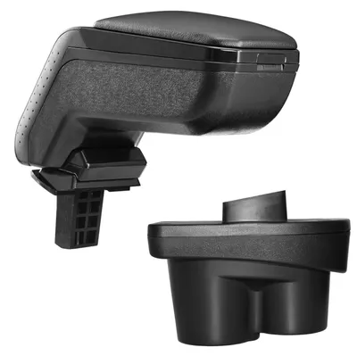 Für Opel Corsa E ab 2014- Design Mittelarmlehne Armlehne KOMPLETT Leder Schwarz in der Farbe Schwarz von H.T. Trade Service GmbH & Co. KG
