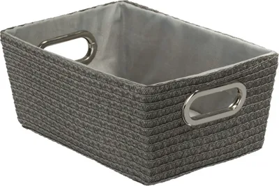 Produktbild von WENKO Aufbewahrungs Korb Box Regal Fach Chromo Grau Bad Gäste WC Ablagen Küchen