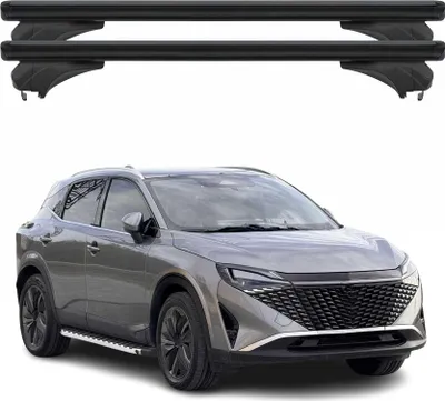 Produktbild von Menabo Dachträger Grundtäger für Nissan Qashqai J12 2021-2025 Alu Schwarz 2 tlg