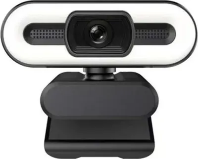 Produktbild von 4k HD-Webcam mit LED-Lichtring und USB-Mikrofon