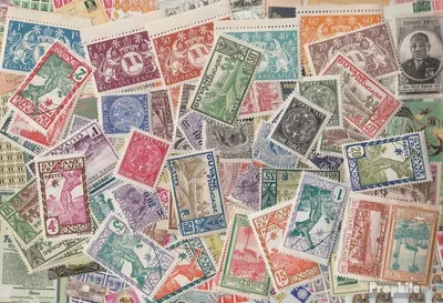 Produktbild von Briefmarken Französisch Guyana 100 verschiedene Marken