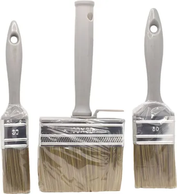 Produktbild von Color Expert 82650315, Lasurpinselset 30/50/70 Mm Grau