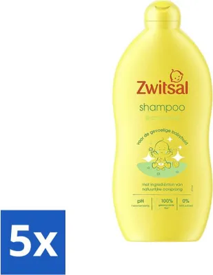 Produktbild von Zwitsal - Shampoo - Mild - Für den täglichen Gebrauch - 700 ml - Vorteilspack - 5 Stücke