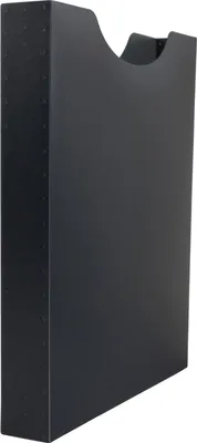 Produktbild von Heftbox / DIN A4 / aus PP / Hochformat / Farbe: transluzent schwarz
