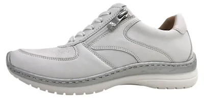 Zdjęcie produktu dla Caprice Trainers - White / Silver Leather/Textile : Normal : 42 Rozmiar: 42 Szerokość: Normalna