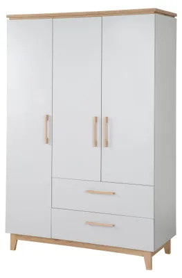Produktbild von roba Kleiderschrank 'Caro', 3 Türen, 2 Schubladen, mit Soft Close-Technik, Drehtürenschrank, Möbel