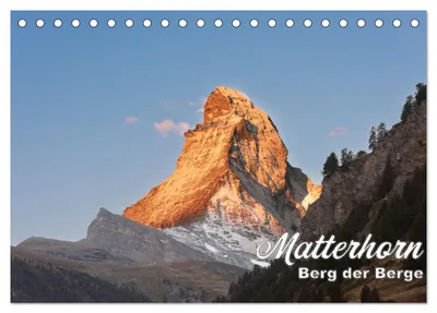 Produktbild von Matterhorn - Berg der Berge (Tischkalender 2027 DIN A5 quer), CALVENDO Monatskalender