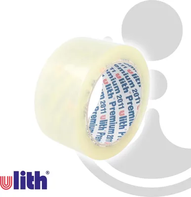 Produktbild von Paketklebeband Ulith-Premium 2011, transparent, 50 mm x 66 m, leise abrollbar