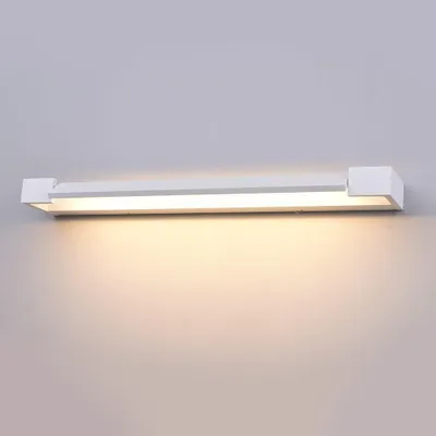 Produktbild von LED Wandleuchte VT-819-N, Aluminium, Weiß, schwenkbar, IP44, H 60 cm