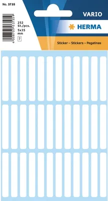 Produktbild von Herma Multi-purpose labels 5x35mm white 252 pcs.