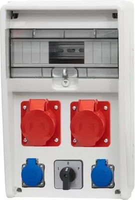 Obrázek produktu pro 12M Rozváděč ULISSE 2x32A/5P, 2x230V, L/P IP65