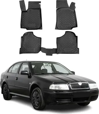 Produktbild von 1996-2004 Skoda Octavia Fußmatten TPE Schwarz 4 tlg