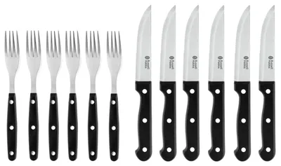 Produktbild von Russell Hobbs 12-teiliges Steakbesteck-Set aus Edelstahl für 6